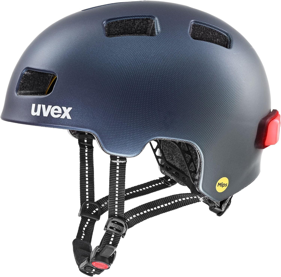 uvex City 4 MIPS - Leichter City-Helm für Damen und Herren - MIPS-Sysytem - inkl. LED-Licht Gen. 2 d