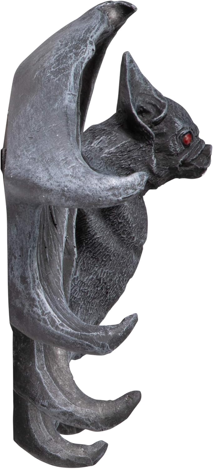 Design Toscano Halloween CL5847 Grosse Vampir Fledermaus modelliert Wandskulptur mit Haken Garderobe
