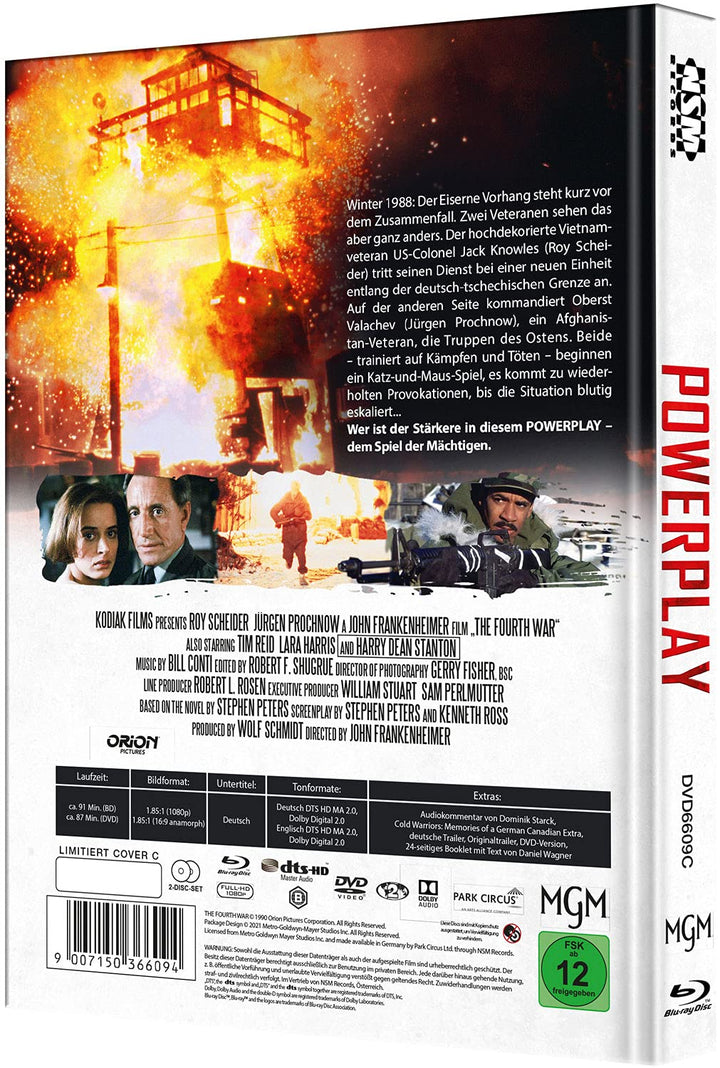 Powerplay - The Fourth War [Blu-Ray+DVD] - uncut - limitiertes Mediabook Cover C, Blu-ray