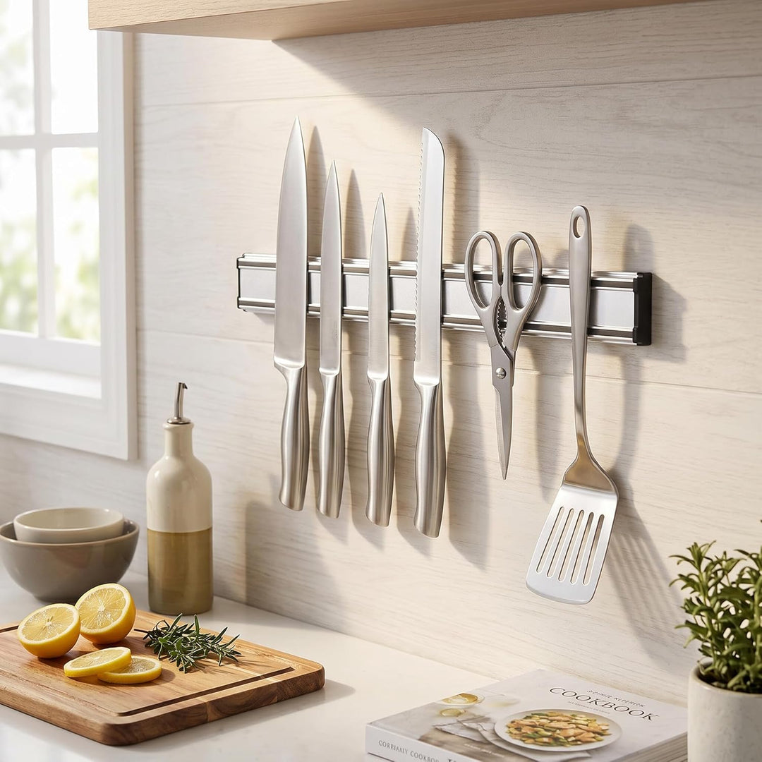 Magnetischer Messerhalter, an der Wand Montiert, Platzsparend, Stark Haftende Messer-Organizer-Leist