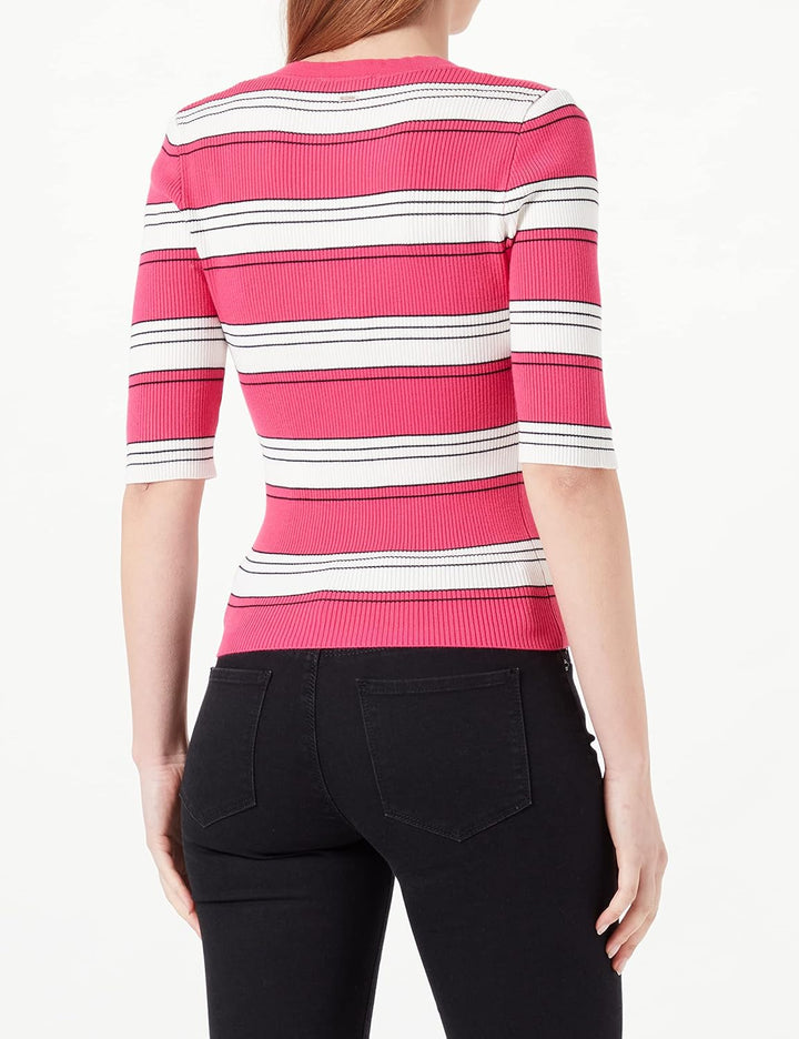 Morgan Damen Pullover XL Fuchsia/Elfenbein, XL Fuchsia/Elfenbein