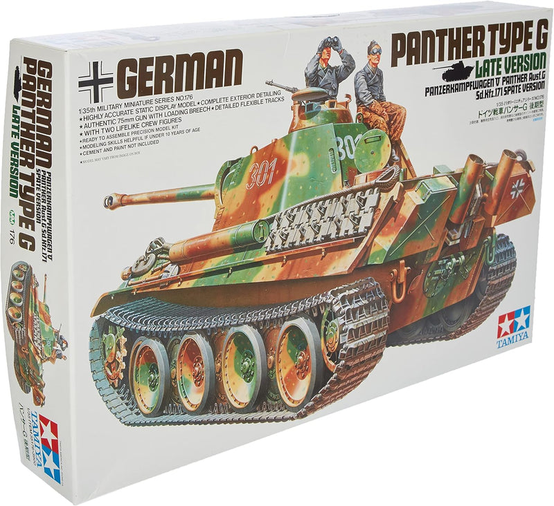 TAMIYA 300035176 300035176-1:35 Dt. SdKfz.171 Panther G Späte A.(2), originalgetreue Nachbildung, Pl