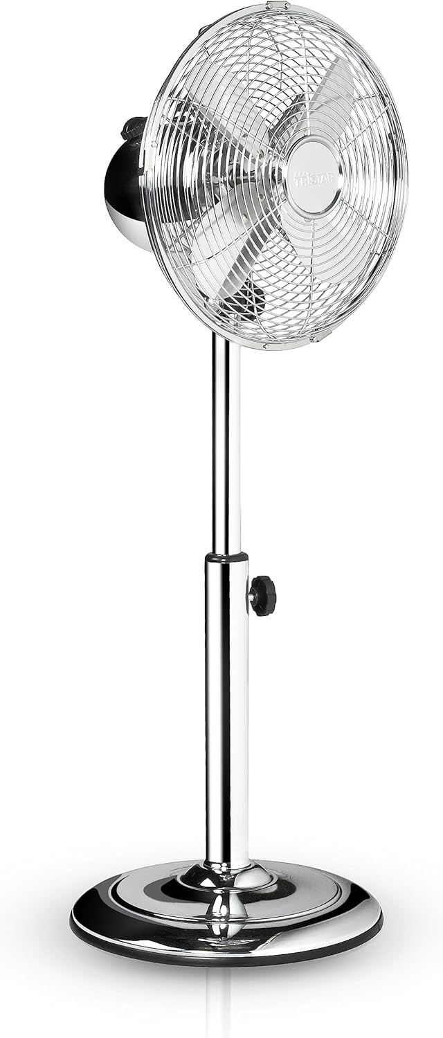 Tristar VE-5952 Standventilator – 25 cm Durchmesser – 3 Geschwindigkeiten – 30 W –Höhenverstellbar –