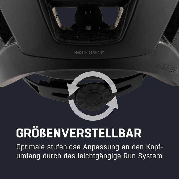 Alpina Kamloop - Stossabsorbierender, Sicherer und individuell anpassbarer Urbaner Fahrradhelm, für