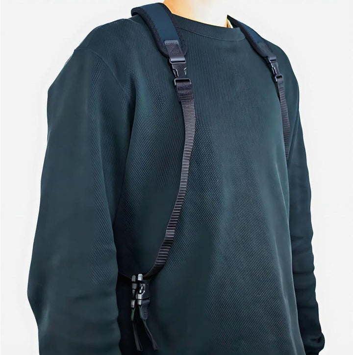 OP/TECH Double Sling Kamera-Geschirr (Halterung für 2 Kameras, Neopren) Schwarz Einzeln, Einzeln