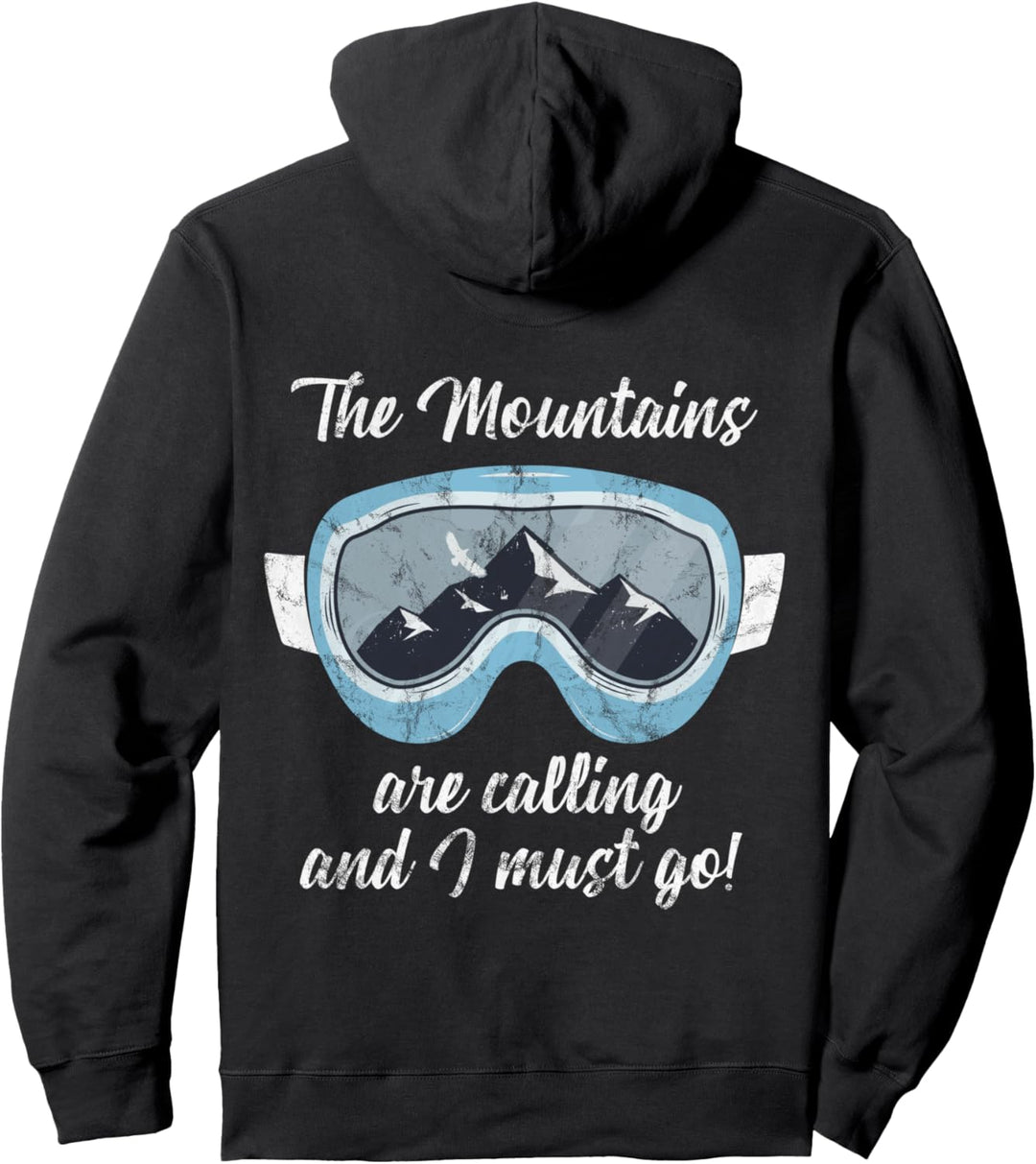 Ski-/Snowboard-/Skifahrer-Outfit. Pullover Hoodie