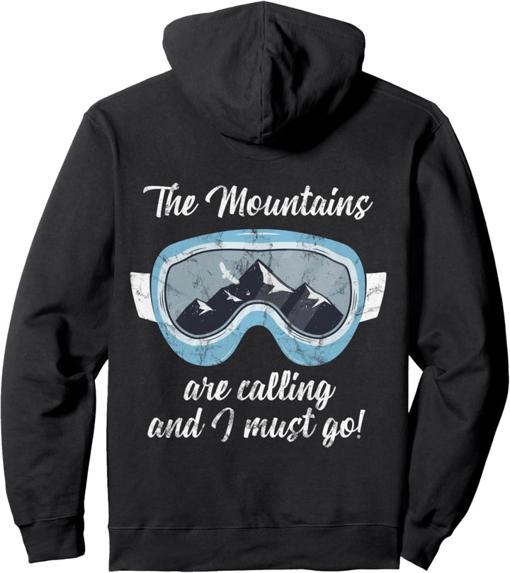 Ski-/Snowboard-/Skifahrer-Outfit. Pullover Hoodie
