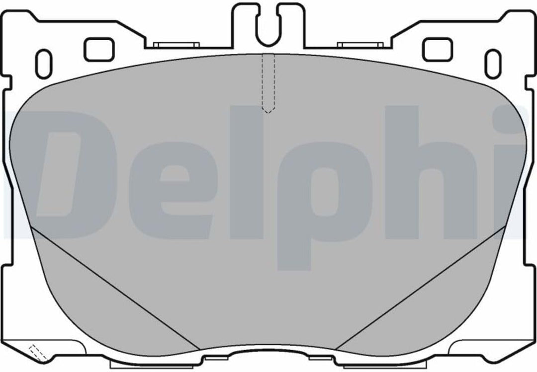 Delphi Bremsklötze Bremsbeläge Bremsbelagsatz Vorderachse LP3276