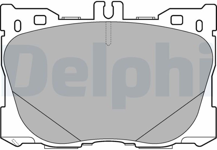 Delphi Bremsklötze Bremsbeläge Bremsbelagsatz Vorderachse LP3276
