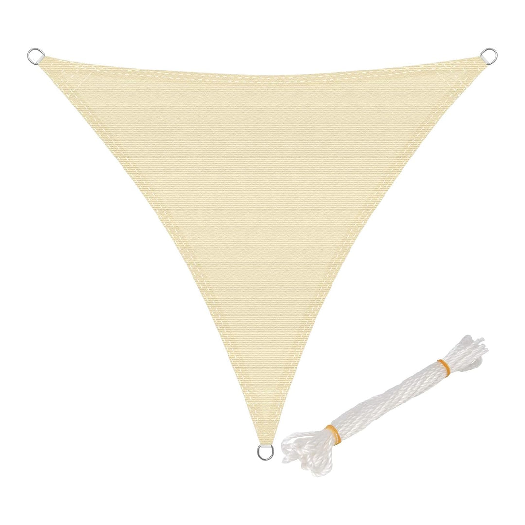WOLTU Sonnensegel Premium HDPE Wetterbeständig Atmungsaktiv 95% UV Schutz Segeltuch 180 g/m² Sonnens