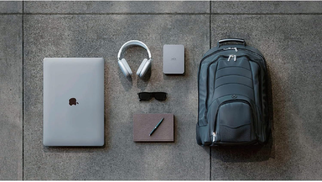 LaCie MOBILE DRIVE V2 Moon 1TB tragbare externe Festplatte, 2.5 Zoll, Mac & PC, silber, inkl. 2 Jahr