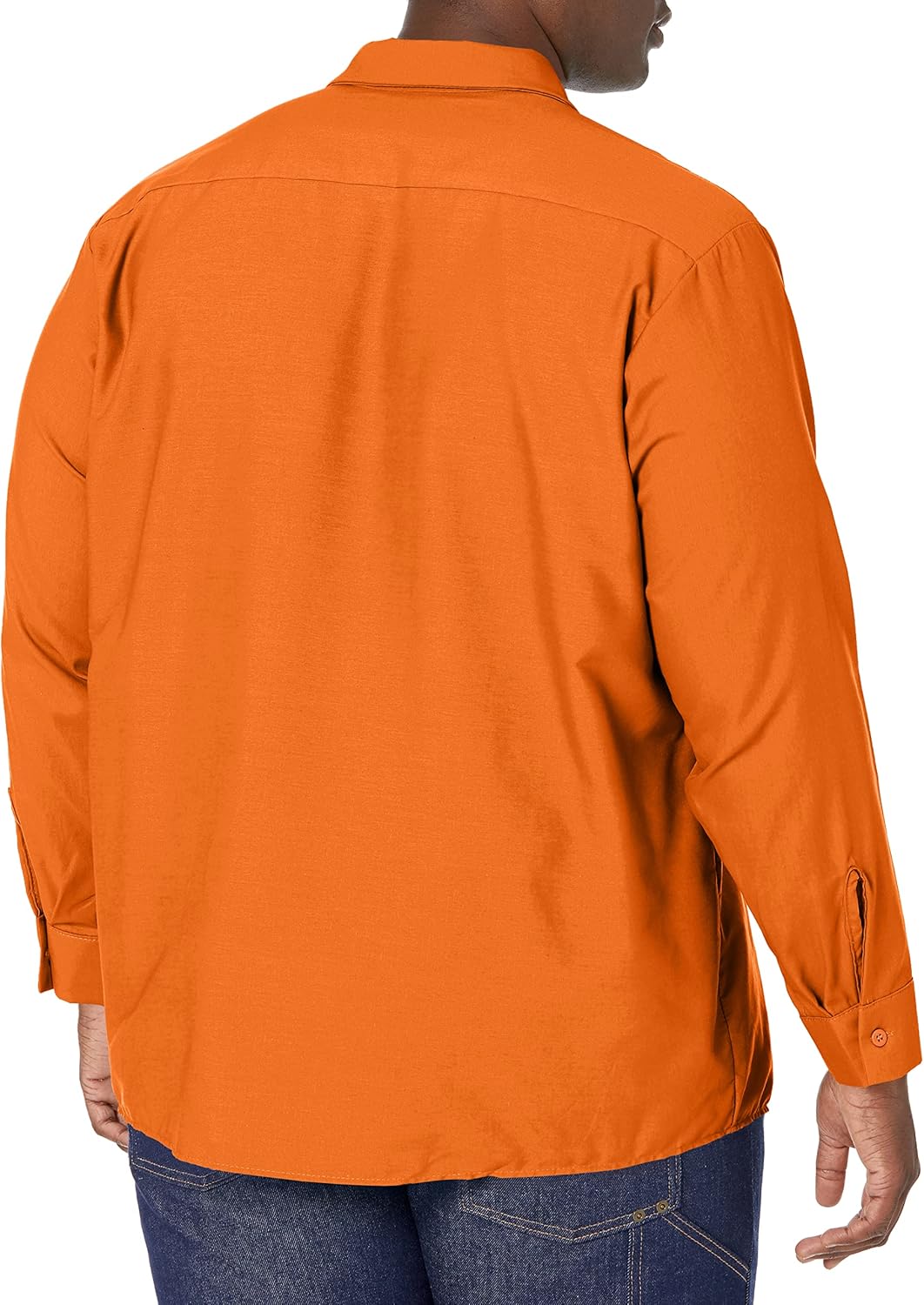 Red Kap Herren Short Sleeve Performance Tech Shirt Button-Down-Arbeitshemd (1er Pack) M Tall Orange,