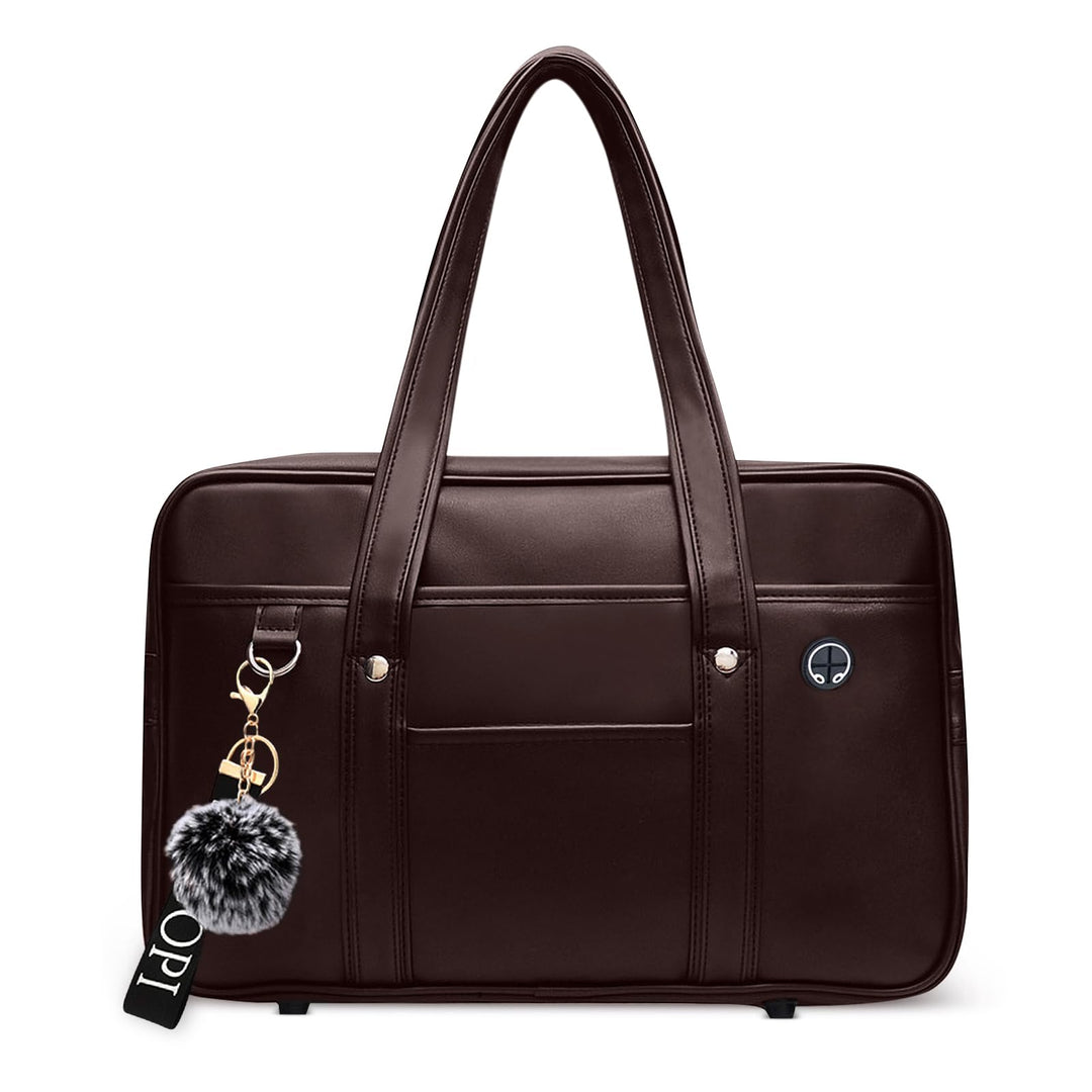 DIRRONA Damen Schultertasche Japanische Schule Handtasche Lässig Kawaii JK Tasche Grosse PU Leder Da