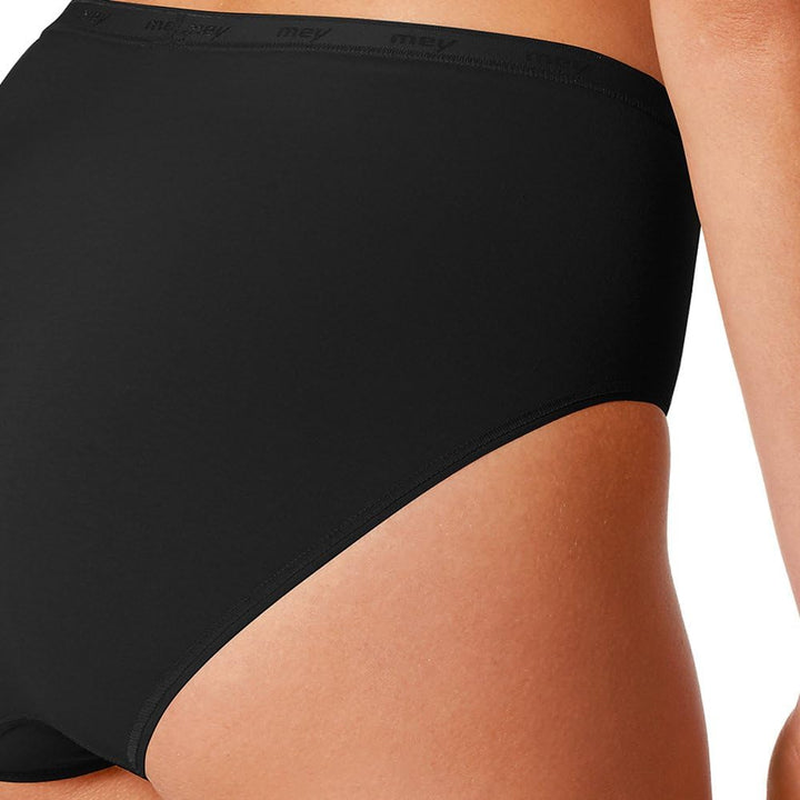 Mey 2er Pack Taillenslips Damen – Grösse 40 – Schwarz – Taillen-Slip aus Baumwolle und Elasthan – Pf