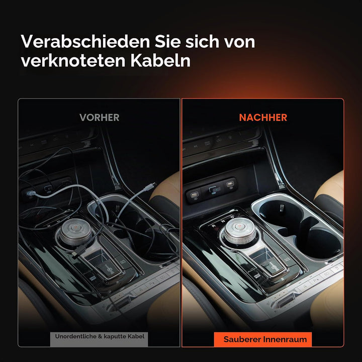 Duo 2-in-1 Wireless CarPlay &amp; Android Auto Adapter | Aluminium Unibody &amp; 5.8GHz Stabilität | Kabello