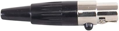 PROEL EIKON HCM25AK Mini-Kondensatormikrofon mit XLR-Anschluss, 3-polig, weiblich, Schwarz