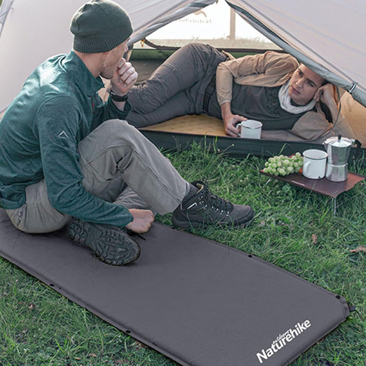 Naturehike Selbstaufblasende Isomatte-5cm Dicke strapazierfähige Campingmatratze, verbindbar mit Meh