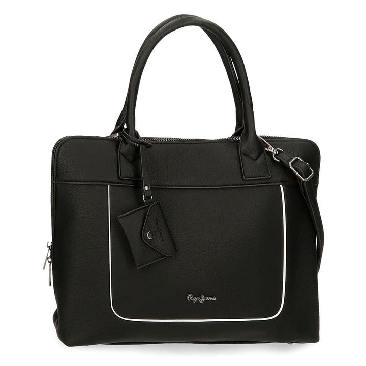 Pepe Jeans Damen Jeny Gepäck- Messenger Bag Einheitsgrösse Schwarz, Einheitsgrösse Schwarz