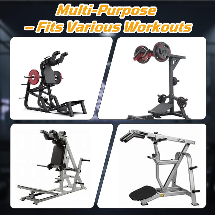 J Bryant Hack Squat Schulterpolster-Set – 4 cm Dicke Universal-Polster für Hack Squat & Beinpresse –