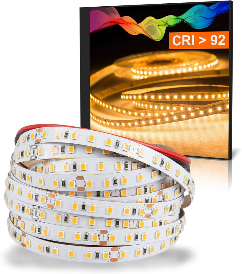 Mextronic LED-Streifen warmweiss/LED-Strip (2700k) CRI 92, 72W, 5 Meter, IP20