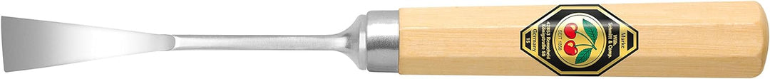 "KIRSCHEN" Werkzeuge 3126004 | Bildhauerbeitel mit Weissbuchenheft Stich 5, gebogen - 4mm, 4mm
