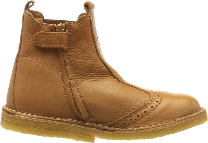 Bisgaard Unisex Kinder Nori Chelsea Boots 24 EU Cognac, 24 EU Cognac