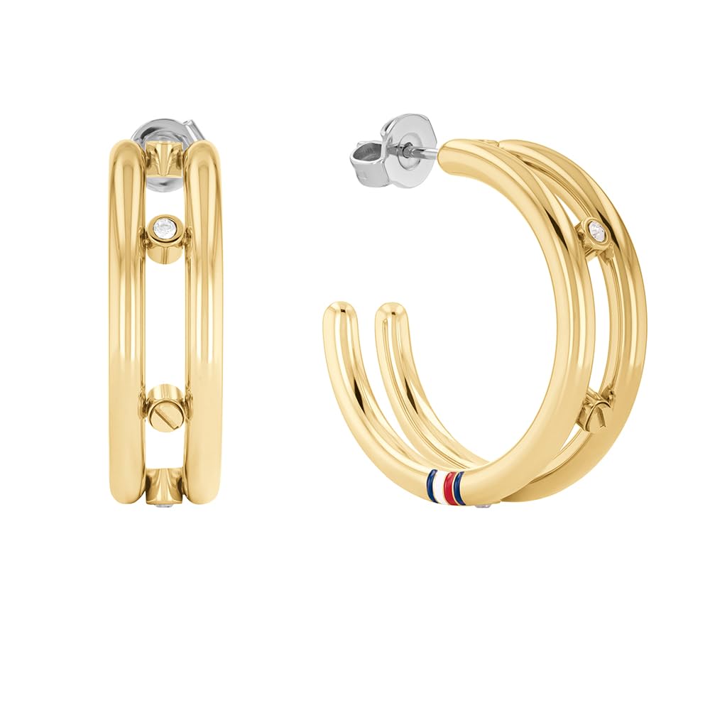 Tommy Hilfiger Jewelry Ohrstecker für Damen aus Edelstahl mit Kristallen - 2780615