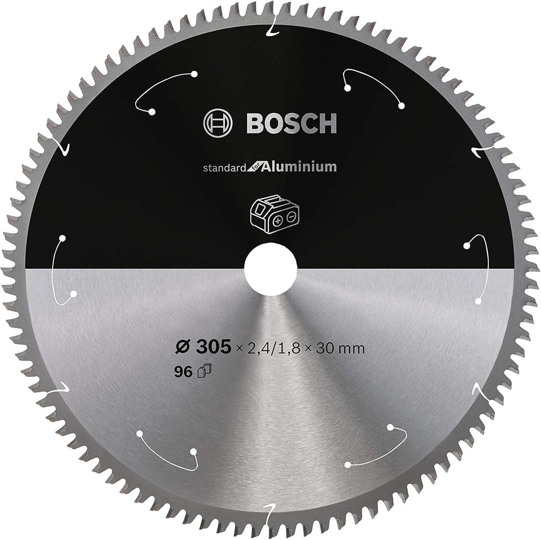 Bosch Professional 1x Kreissägeblatt Standard for Aluminium (Aluminium, Sägeblatt Ø 305 x 30 x 2,4 m