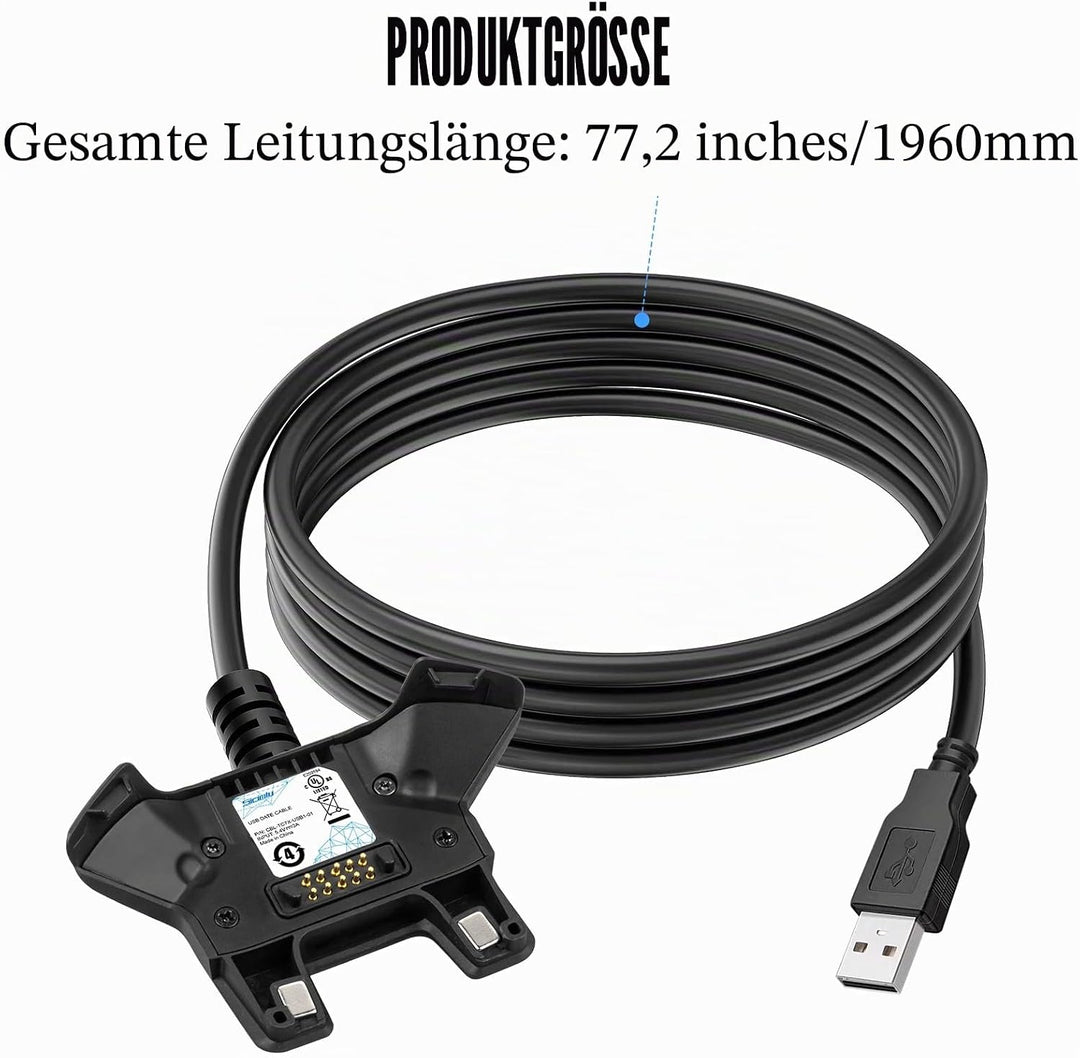 Sicimly TC70 USB-Ladekabel für Zebra TC77 TC70 TC72 TC75 TC75X TC70X TC55 TC720L TC75EK TC75AH TC75G