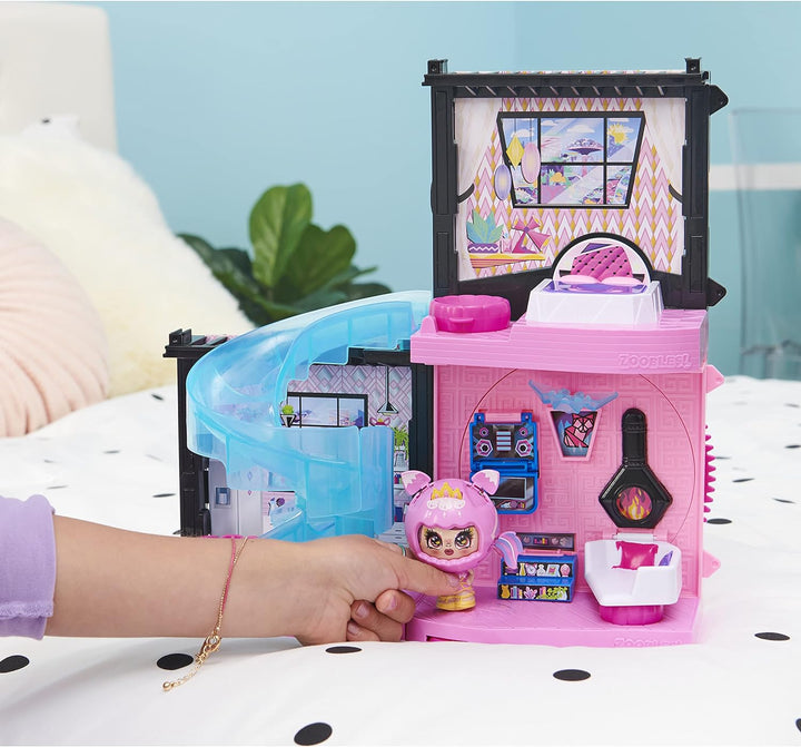 Zoobles Magic Mansion Transforming Playset with Exclusive Z-Girl Collectible Figure, Kids Toys for G