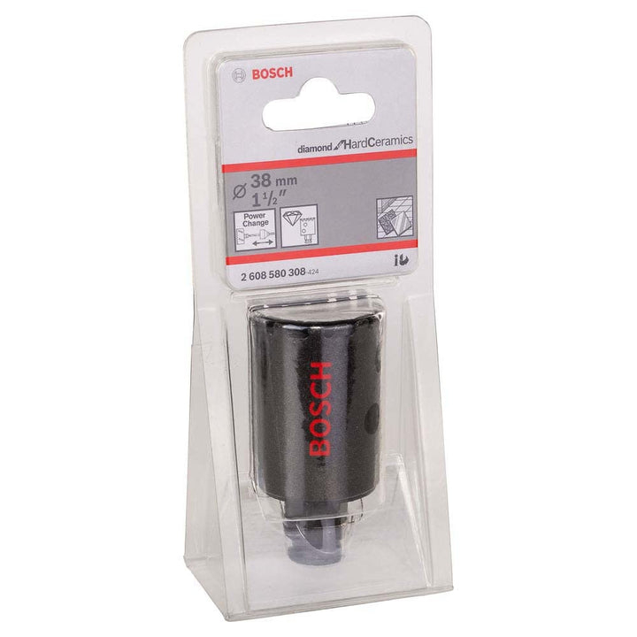 Bosch Professional 1x Diamant-Lochsäge Diamond for Hard Ceramics (für Fliesen, Stein, Ø 38 mm, Zubeh