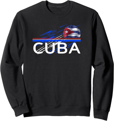 Cuba Kuba Fahne Sweatshirt