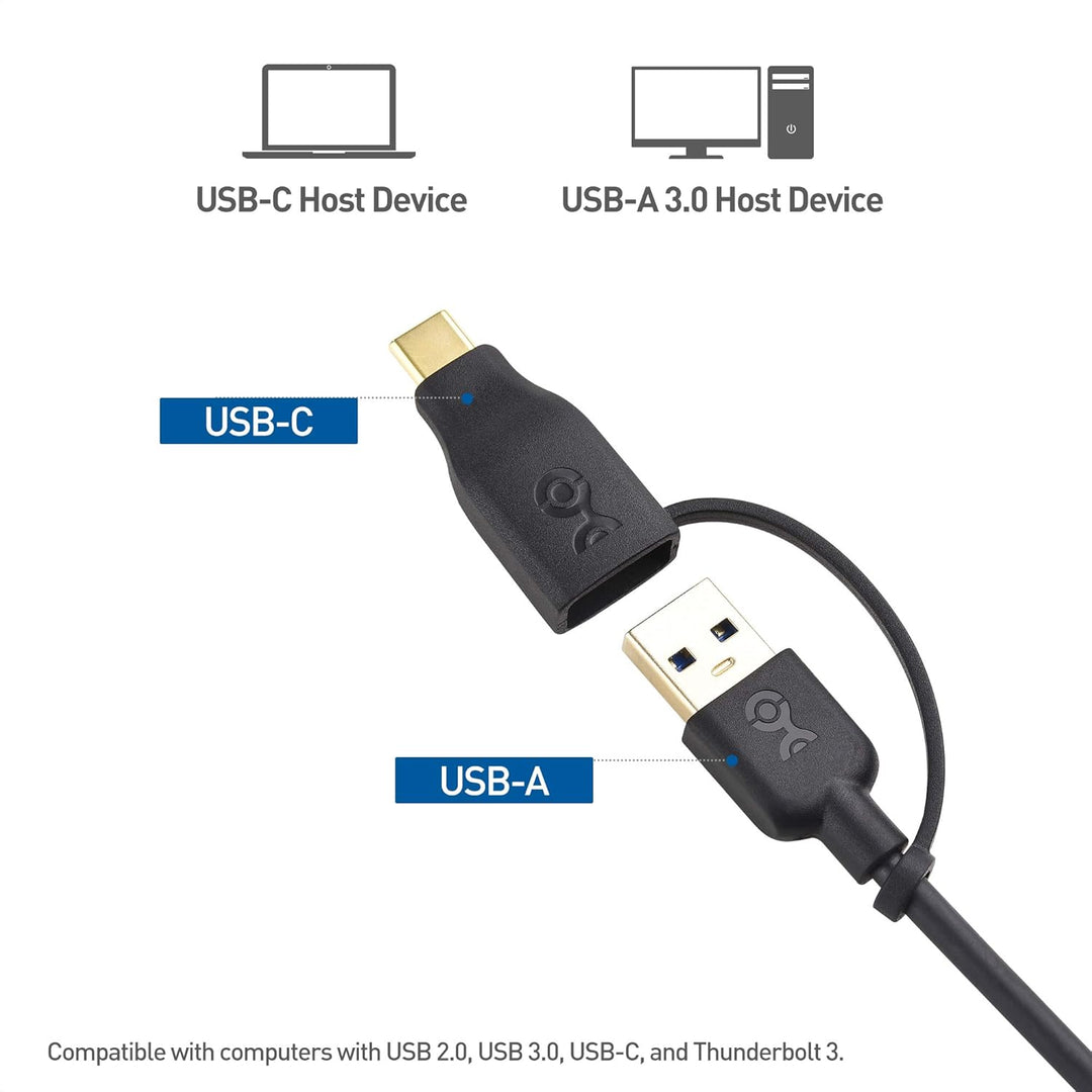 Cable Matters USB auf 2,5 Gigabit Ethernet Adapter (USB Netzwerkadapter, LAN USB Adapter) - unterstü