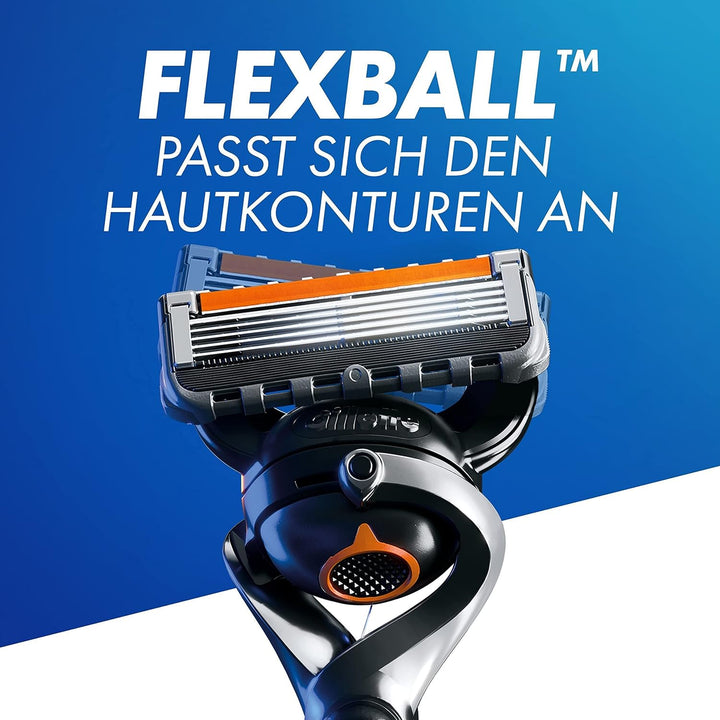 Gillette ProGlide Nassrasierer Herren Set, Rasierer + 4 Rasierklingen mit 5-fach Klinge, Geschenk fü