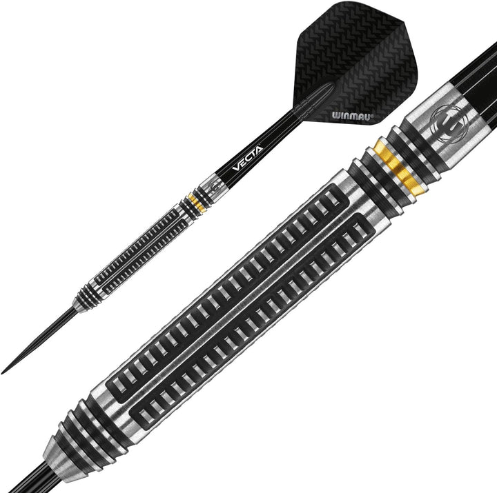 WINMAU Zinati 26 Gramm Profi Wolfram Steeltip Dartpfeile Set mit Flights und Schäfte