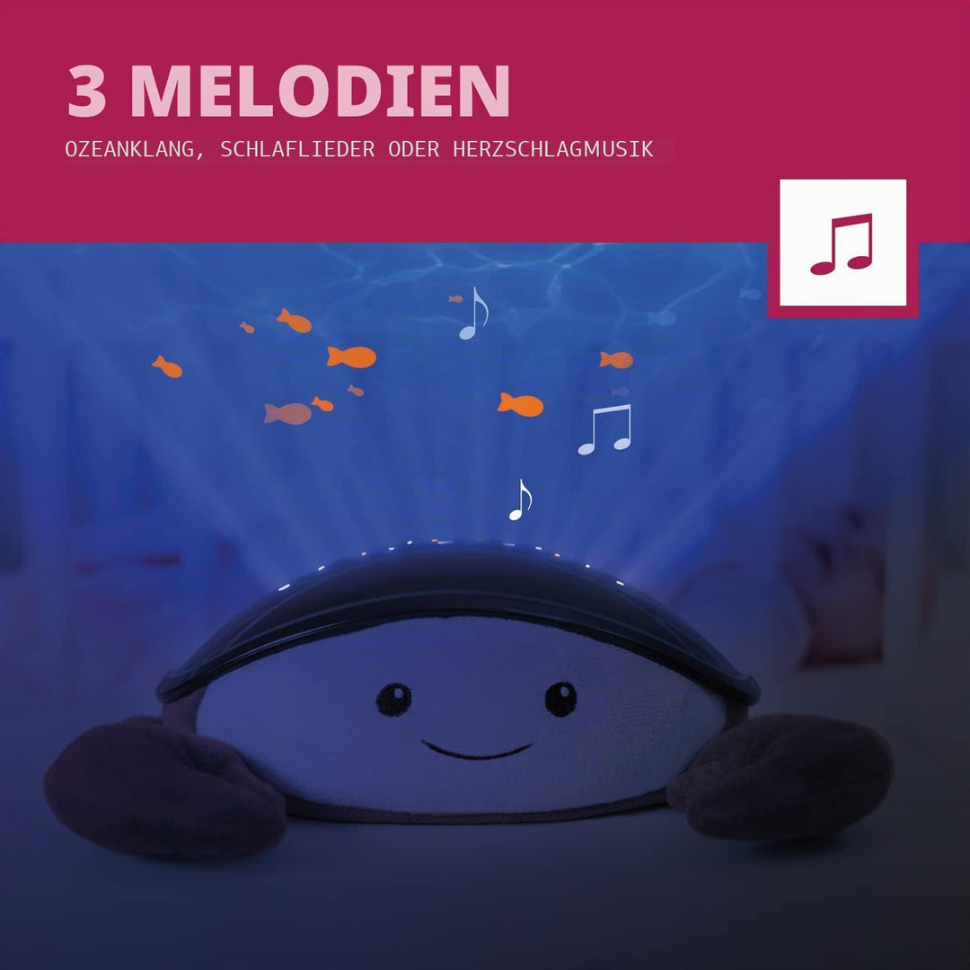 Zazu Kids Cody the Crab LED Nachtlicht Projektor