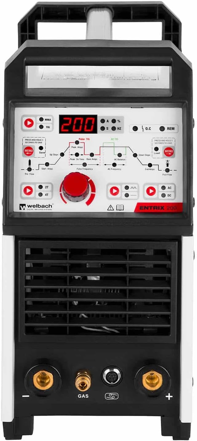 Stamos Welding Group Alu Schweissgerät WIG AC/DC ENTRIX 200 Schweissmaschine für Aluminium Schweissg
