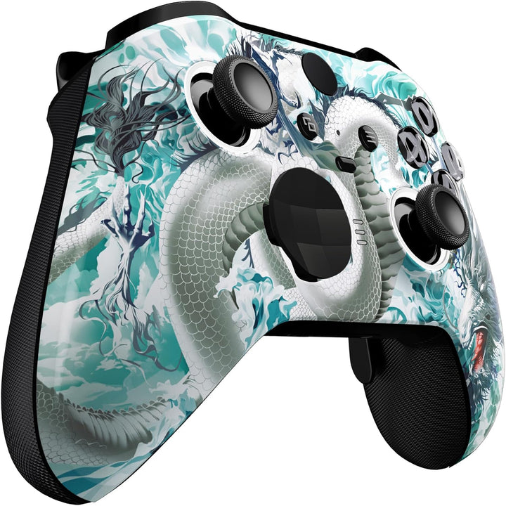 eXtremeRate Front Gehäuse Case für Xbox Elite Series 2/2-Core Controller,DIY-Ersatz Hülle&Thumbstick