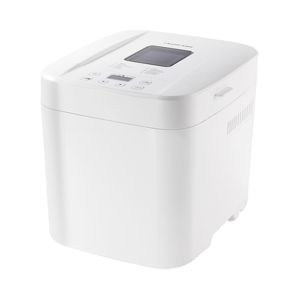 Russell Hobbs Brotbackautomat [12 Programme, 3 Bräunungsstufen] Kompakt (Timer, 750 &amp; 1.000 g, Warmh