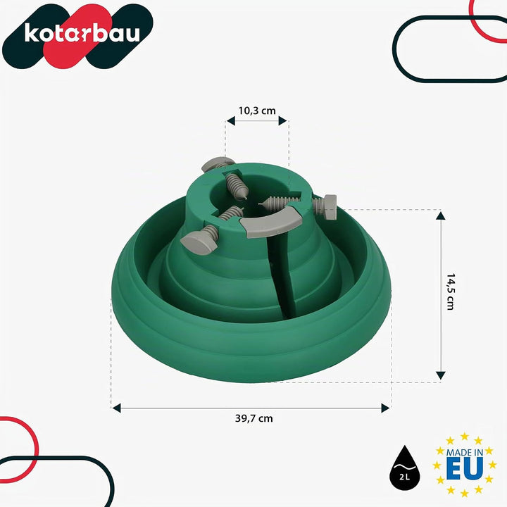 KOTARBAU® Weihnachtsbaumständer mit Wassertank - Christbaumständer - für Baumhöhe bis 2,5 m - Tannen