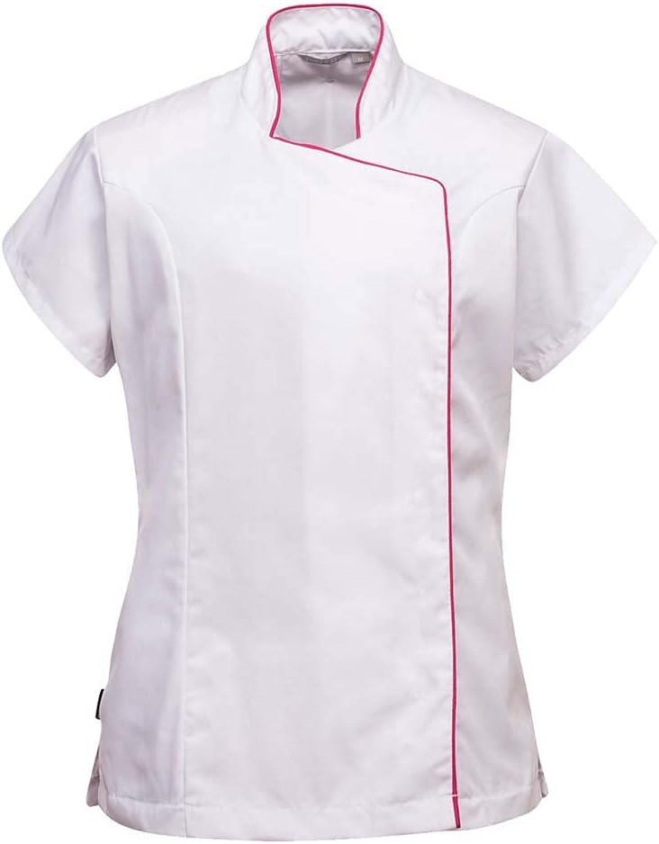PORTWEST Tunika Damen Kittel, 1 Stück, M, Weiss, LW15WHRM