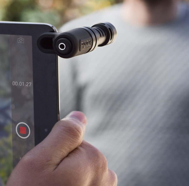 Rode VideoMic ME Kondensator Richtmikrofon für iOS und Smartphones + keepdrum Transport Softcase ME