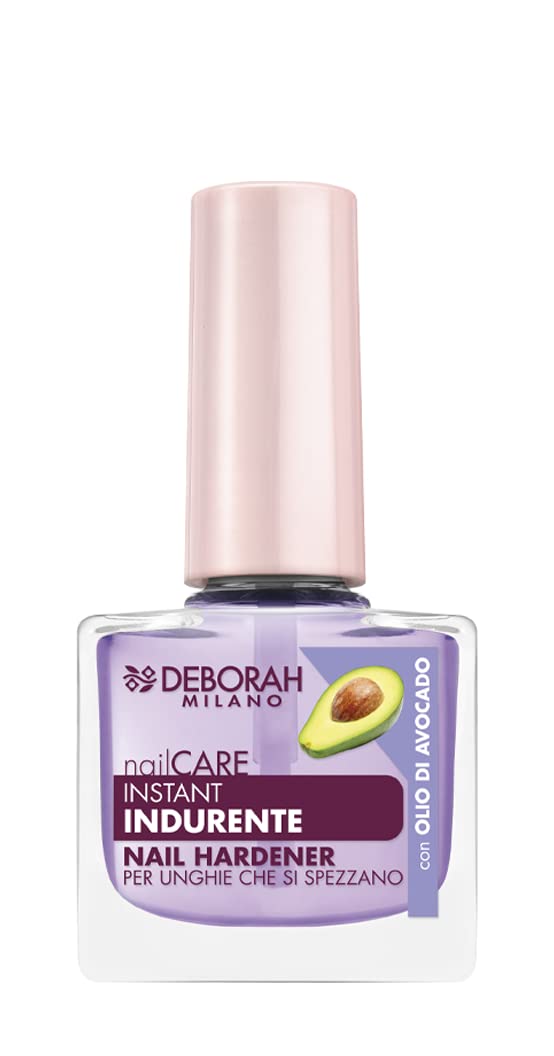 Deborah Milano - Härter Nagellack für knackende Nägel, mit Kalzium, Keratin und Avocadoöl, verleiht