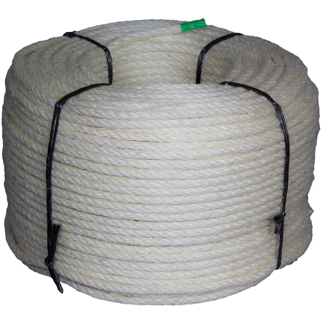 Kratzbaumland 6-12 mm Profi-Sisalseil für Kratzbäume/Sisalstämme, 100 Meter (8 mm), 8 mm