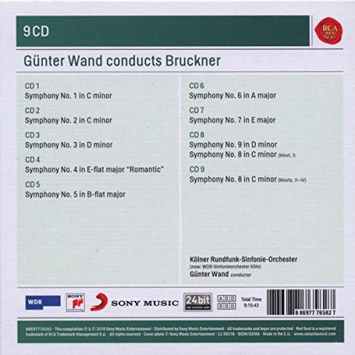Anton Bruckner - Symphonies No.1-9, Audio-CD