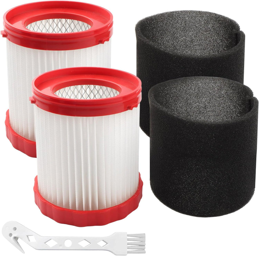 2 Stück Ersatzfilter passend für Bosch 18 V Nass-/Trockensauger für GAS18V-3/GAS18V-10L VF320H Profe