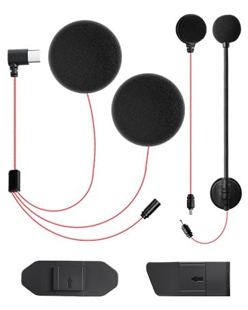 Ersatz-Lautsprecher und Mikrofon mit USB-C-Anschluss für H2- & H4-Headsets – inklusive Montageclip