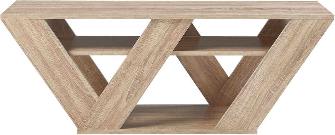 [en.casa] Fernsehtisch Nome TV-Lowboard TV-Tisch Sideboard TV-Ständer mit Ablagen Kommode Fernsehsch