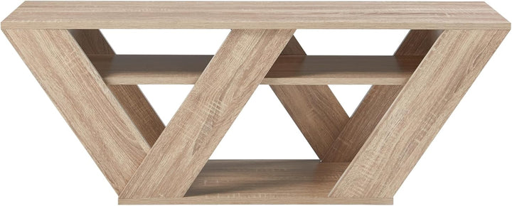 [en.casa] Fernsehtisch Nome TV-Lowboard TV-Tisch Sideboard TV-Ständer mit Ablagen Kommode Fernsehsch