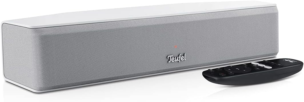 Teufel CINEBAR ONE Soundbar Bluetooth Musik Sound Games Film PC Notebook Weiss white, white